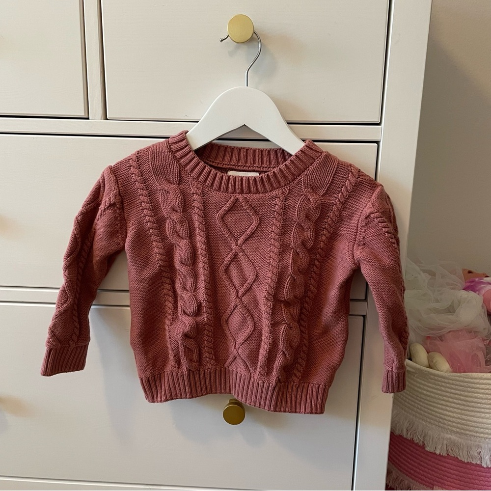 Carters Little Planet Knit Crewneck Sweater 24 Months